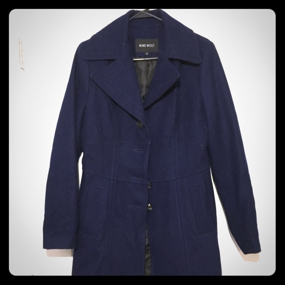 Nine West Wool Dress Coat size 8